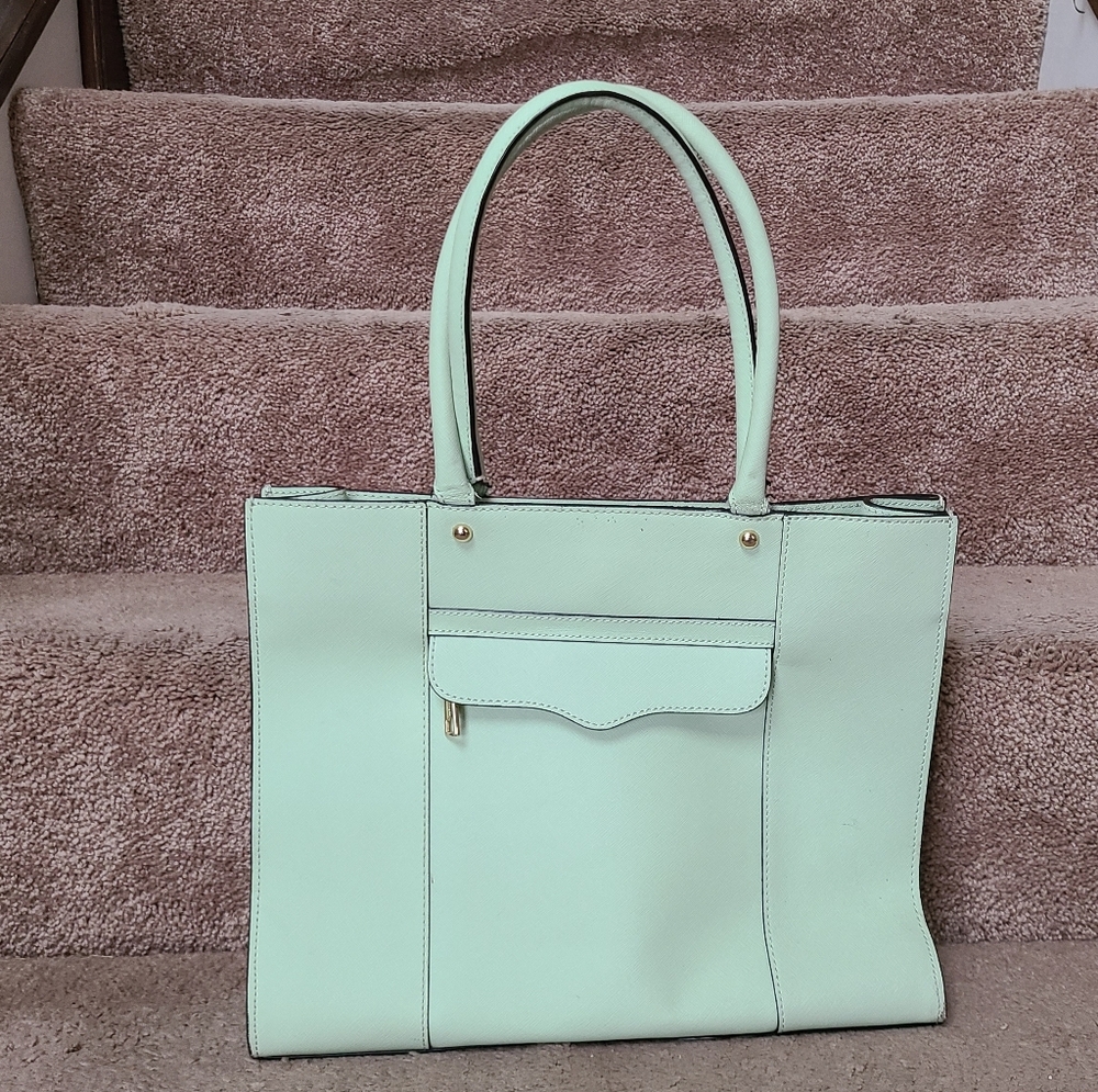 Rebecca Minkoff M.A.B. (Morning After Bag) Tote in Mint Green